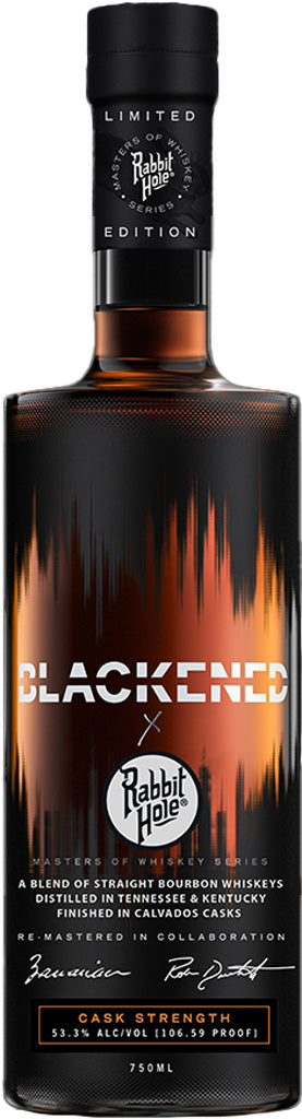 Blackened x Rabbit Hole Master of Whiskey Series Straight Bourbon Whiskey 750ml
