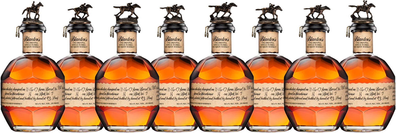 Blanton's Single Barrel 8 Letter Set 8 x 750ml-0