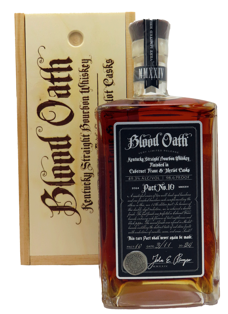 Blood Oath Kentucky Bourbon Whiskey Pact 10 2024 750ml Mission Wine & Spirits