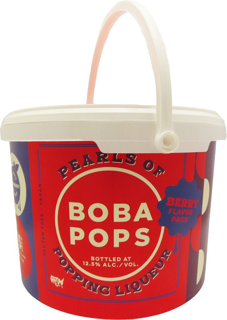 Boba Pops Berry Flavor Party Bucket 15x50ml-0