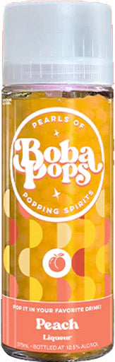 Boba Pops Peach Flavored Liqueur 375ml-0