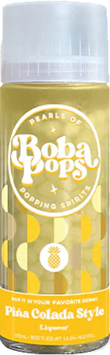 Boba Pops Pina Colada Flavored Liqueur 375ml-0