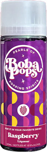 Boba Pops Raspberry Flavored Liqueur 375ml-0