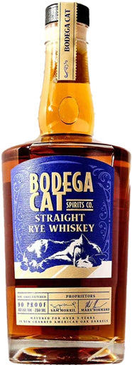 Bodega Cat Straight Rye Whiskey 750ml-0