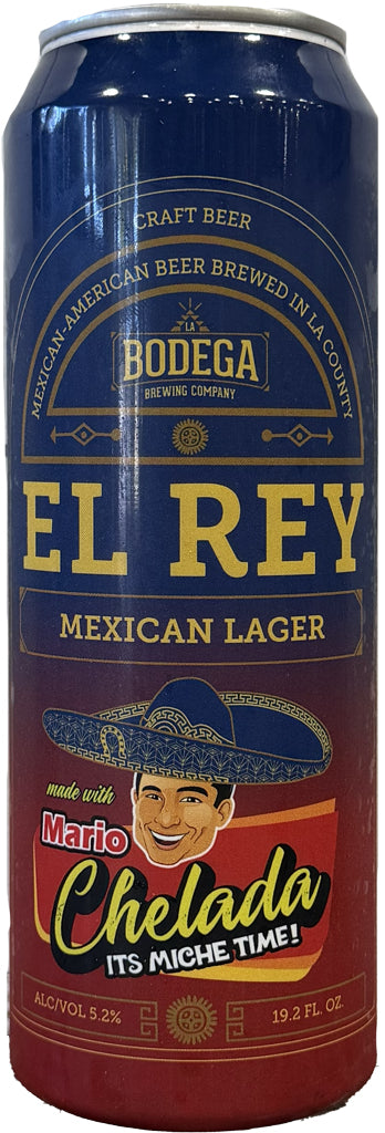 Bodega El Rey Mario Chelada Lager 19.2oz Can-0
