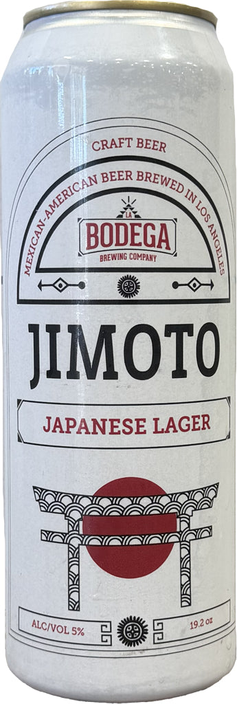Bodega Jimoto Japanese Style Lager 19.2oz Can-0