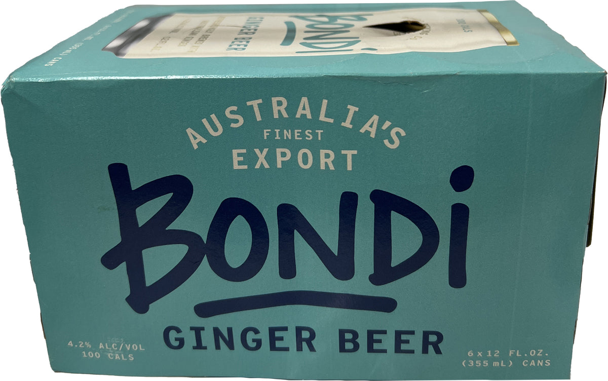 Bondi Ginger Beer 6pk Cans-0