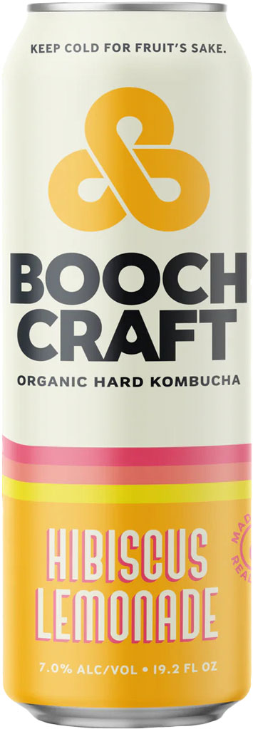 Boochcraft Hibiscus Lemonade Hard Kombucha 19.2oz Can-0