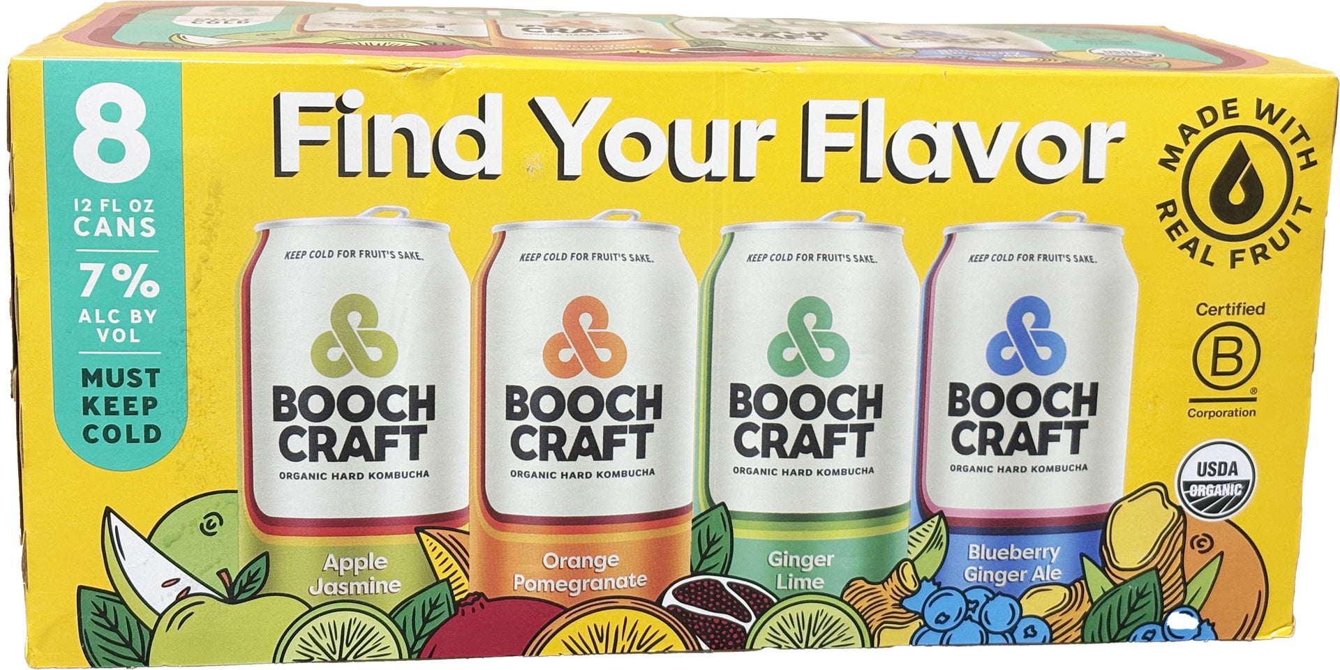 Boochcraft Brunch Bunch Variety 8pk Cans-0