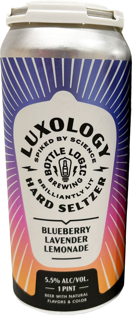 Bottle Logic Luxology Blueberry Lavender Lemonade Seltzer 16oz Can Featured Image