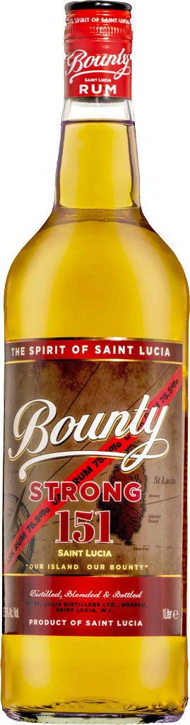Bounty Strong 151 Proof Rum 1L
