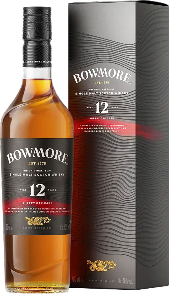 Bowmore 12 Year Sherry Cask Single Malt Whisky 700ml-0