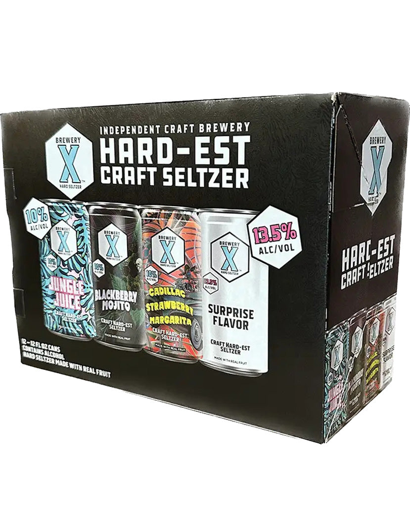 Brewery X Hardest Craft Seltzer 12pk Can Mission Wine & Spirits