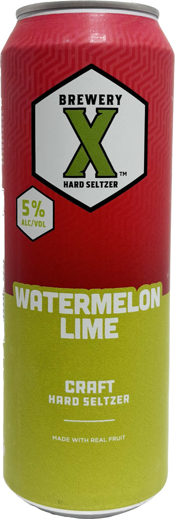 Brewery X Watermelon Lime Hard Seltzer 19.2oz Can-0