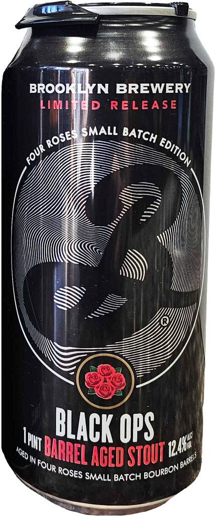 Brooklyn Black Ops Four Roses Aged Imperial Stout 16oz Can-0