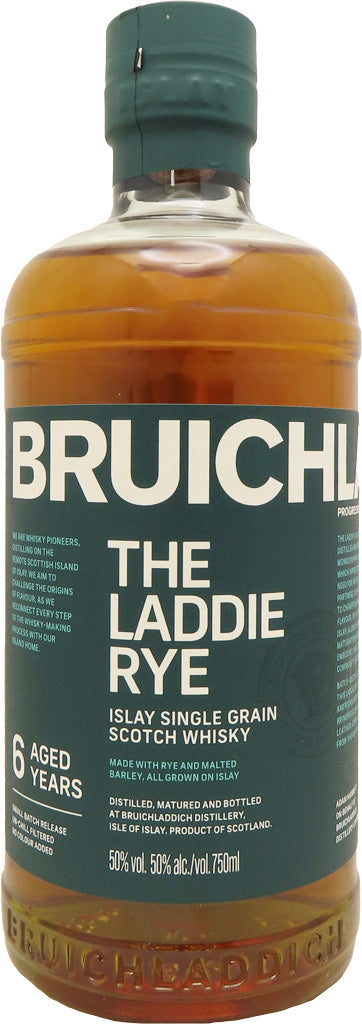 Bruichladdich Laddie Rye Single Grain Whisky 750ml-0