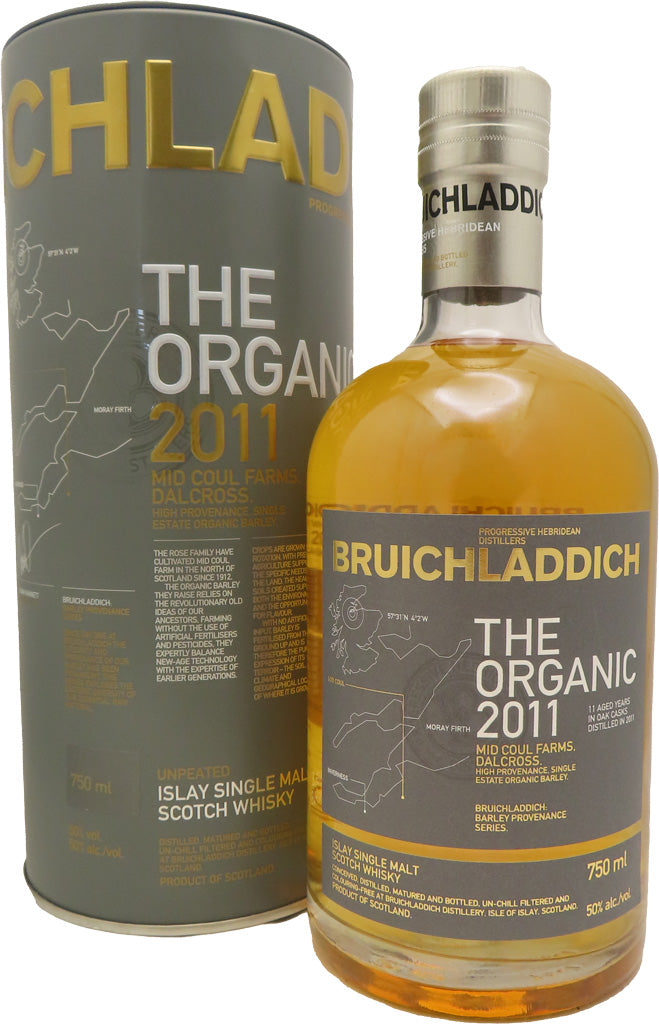 Bruichladdich The Organic Single Malt Whisky 2011 750ml-0