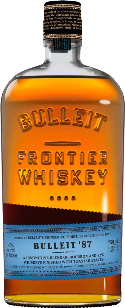 Bulleit '87 Bourbon and Rye Blended Frontier Whiskey 750ml-0