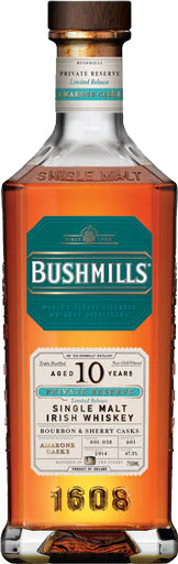 Bushmills 10 Year Old Amarone Casks Finish Irish Single Malt Whiskey 750ml-0