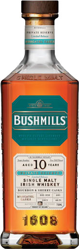Bushmills 10 Year Old Moscatel Cask Irish Single Malt Whiskey 750ml Featured Image