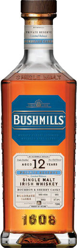 Bushmills 12 Year Old Bordeaux Cask Finish Irish Single Malt Whiskey 750ml-0