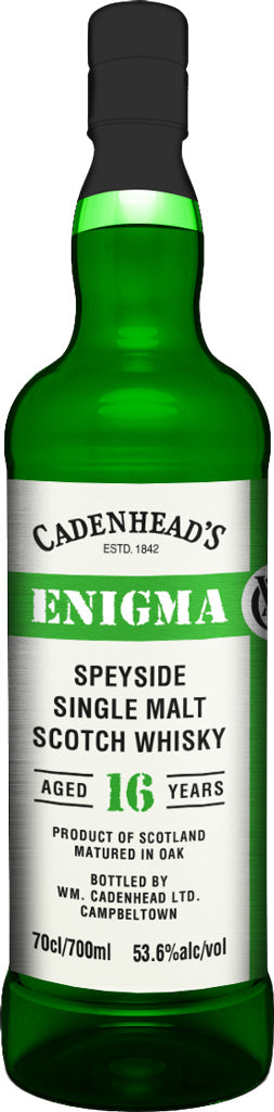 Cadenhead Enigma Campbeltown Speyside Single Malt Whisky 16 Year Old 2008 700ml-0