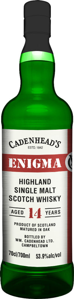 Cadenhead Enigma Highland Peated Single Malt Whisky 14 Year Old 2009 700ml-0