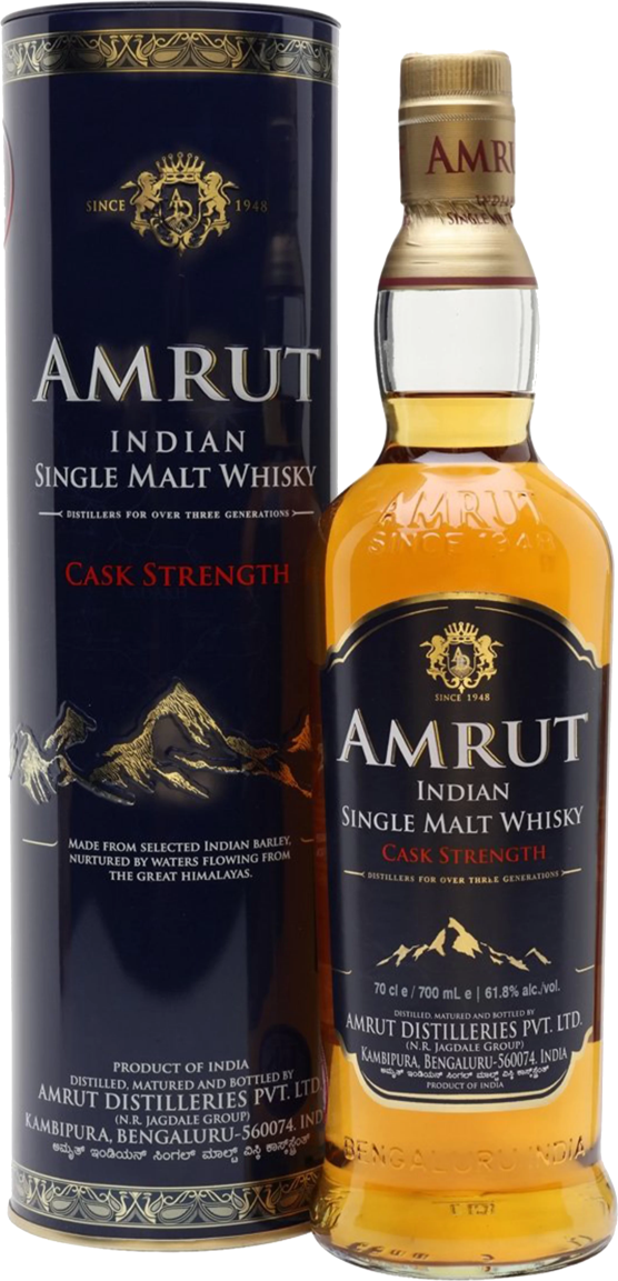 Amrut Single Malt Cask Strenght 123.6 Proof 750ml-0