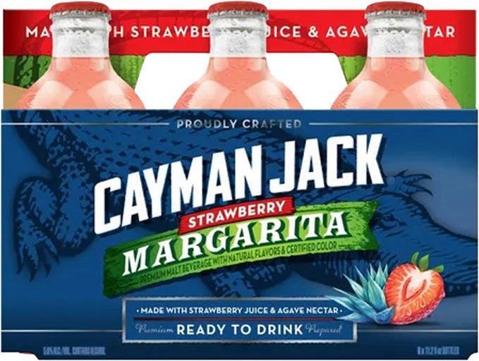 Cayman Jack Strawberry Margarita 6pk Btls-0