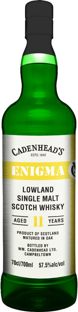 Cadenhead Enigma Campbeltown Lowland Single Malt Whisky 11 Year Old 2013 700ml-0