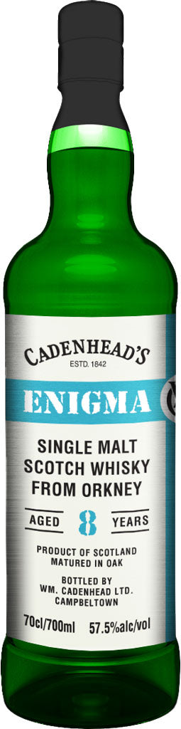 Cadenhead Enigma Orkney Campbeltown Single Malt Whisky 8 Year Old 700ml-0