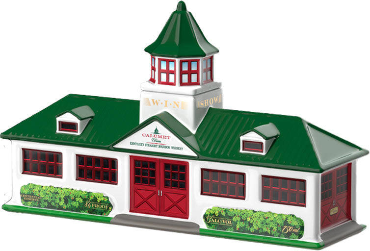 Calumet Farm Straight Bourbon Whiskey Ceramic Decanter 750ml-0