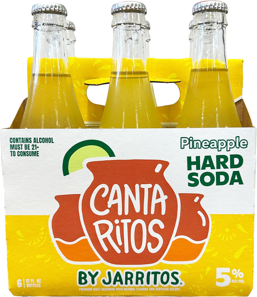 Cantaritos by Jarritos Pineapple 6pk Bottle-0