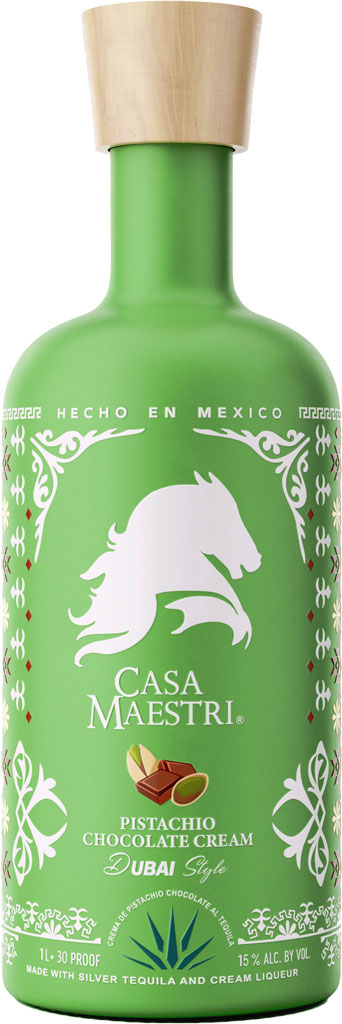 Casa Maestri Pistachio Chocolate Cream Dubai Style Liqueur 750ml-0