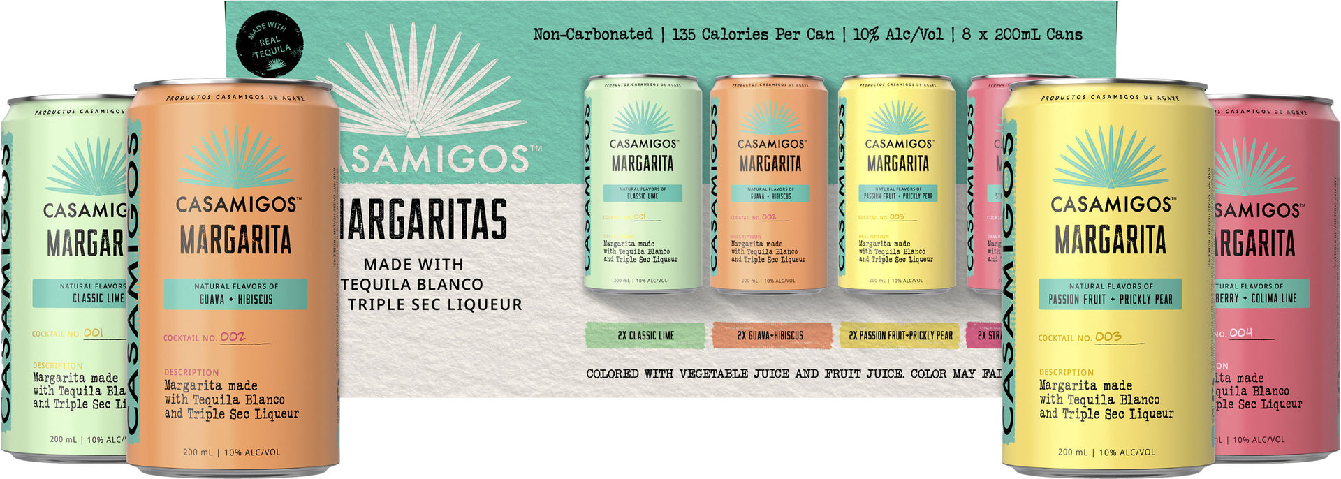 Casamigos Variety Pack Margaritas 8pk 200ml-0