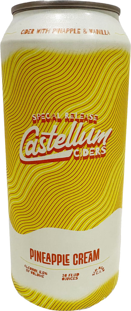 Castellum Pineapple Cream Cider 16oz Can-0