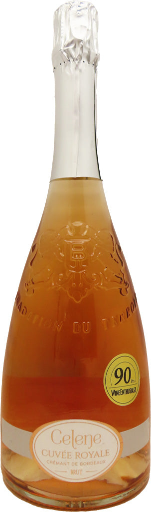 Celene Cuvee Royale Cremant de Bordeaux Brut Rose 750ml-0