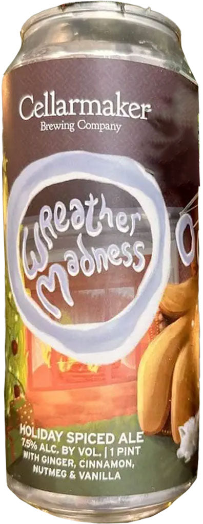 Cellarmaker Wreather Madness Holiday Spiced Ale 16oz Can-0