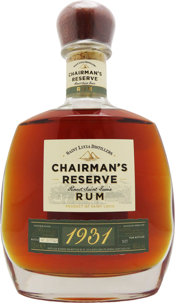 Chairman's Reserve Distiller's 1931 Rum 700ml-0