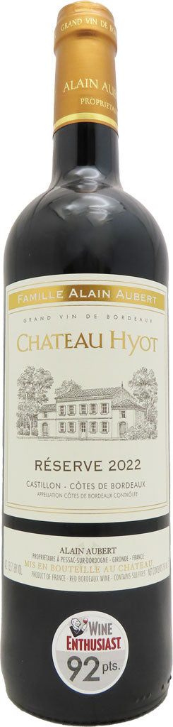 Chateau Hyot Reserve 2022 750ml-0