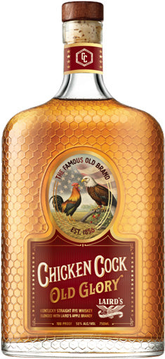 Chicken Cock Old Glory x Laird's Straight Rye Whiskey 750ml Featured Image