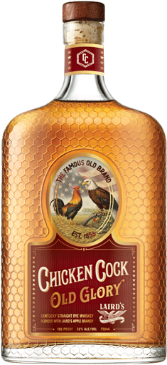 Chicken Cock Old Glory x Laird's Straight Rye Whiskey 750ml-0
