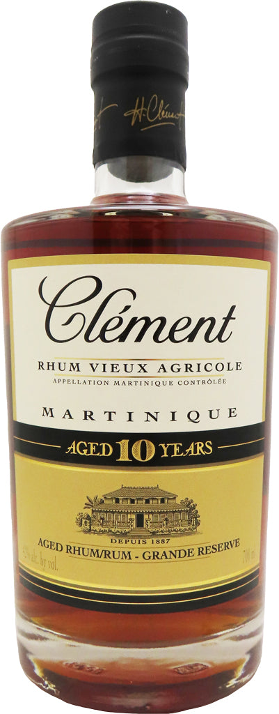 Clement Grande Reserve Rhum 10 Year Old 700ml – Mission Wine & Spirits