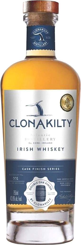 Clonakilty Double Oak Finish Single Batch Irish Whiskey 750ml