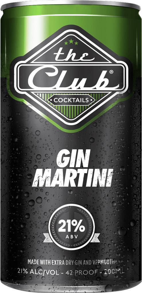 Club Gin Martini Cocktail 200ml