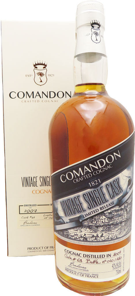 Comandon Vintage Single Cask Cognac #69 2007 750ml-0