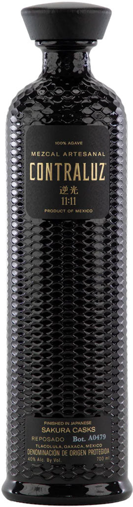 Contraluz 11:11 Sakura Cask Mezcal Reposado 700ml-0