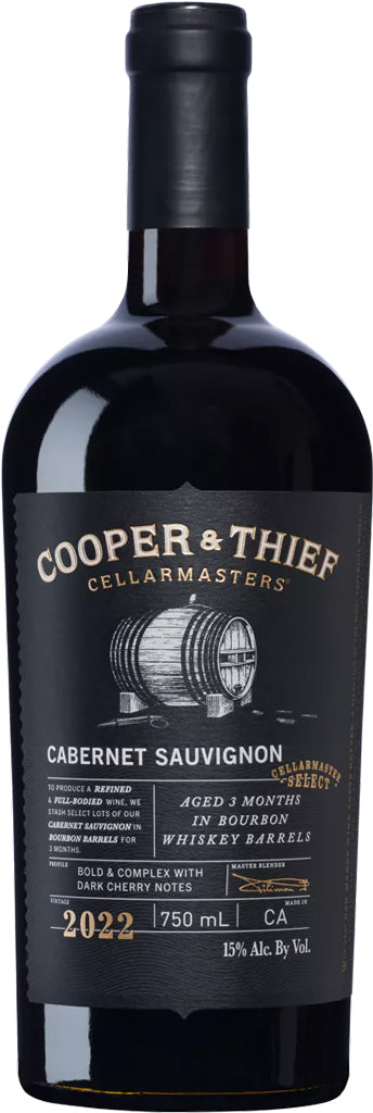 Cooper & Thief Cabernet Sauvignon Whiskey Barrel Finish 2022 750ml-0