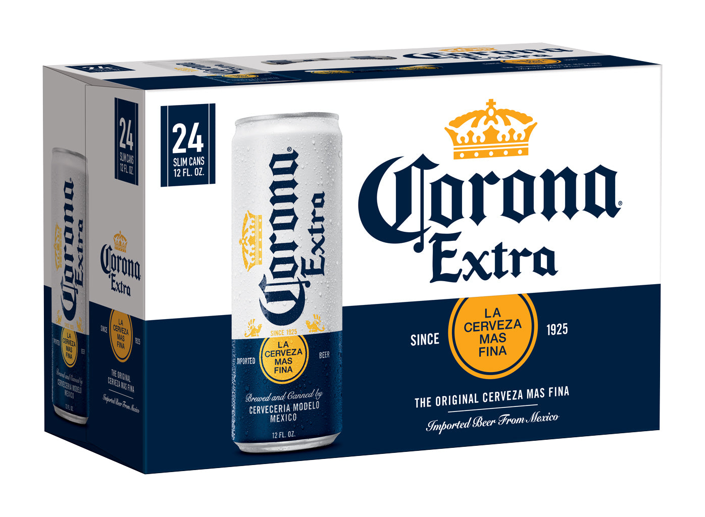 Corona Extra Beer 24pk Cans-0