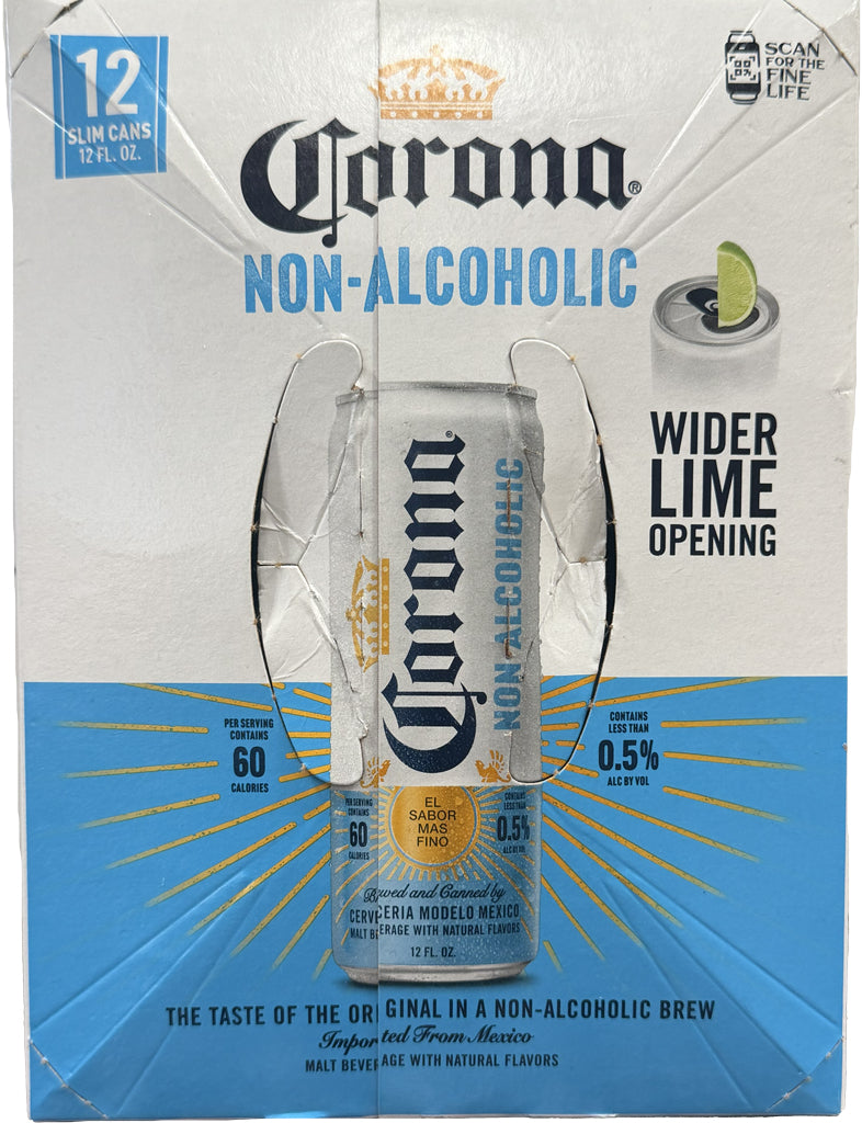 Corona Non Alcoholic 12pk Cans-0